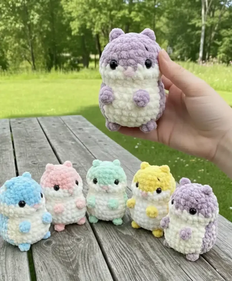 Amigurumi hamster plush: a small crochet pattern — photo 3