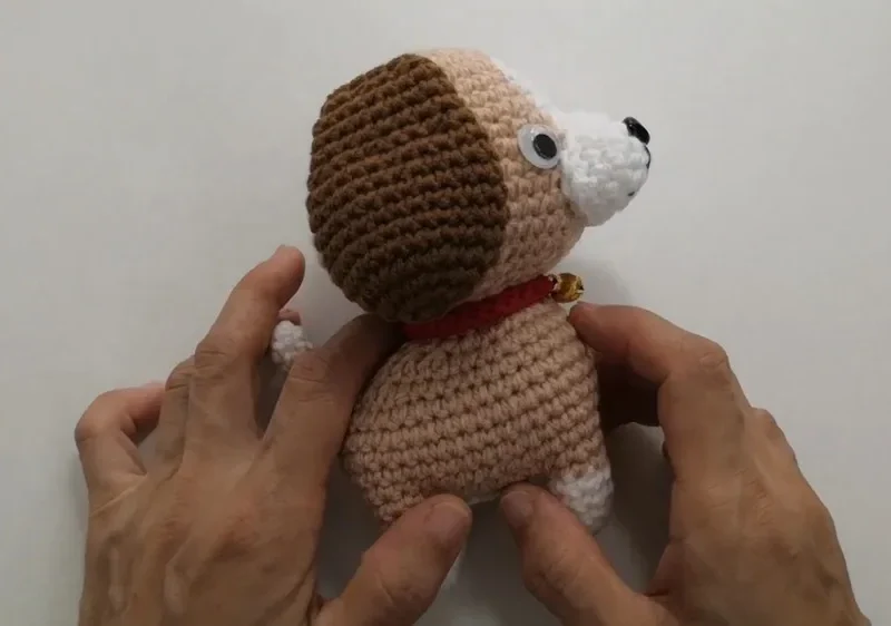 Beagle puppy amigurumi crochet pattern