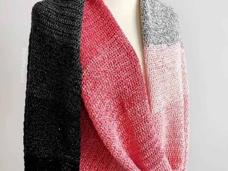 Easy Ombre Half Double Crochet Scarf Pattern