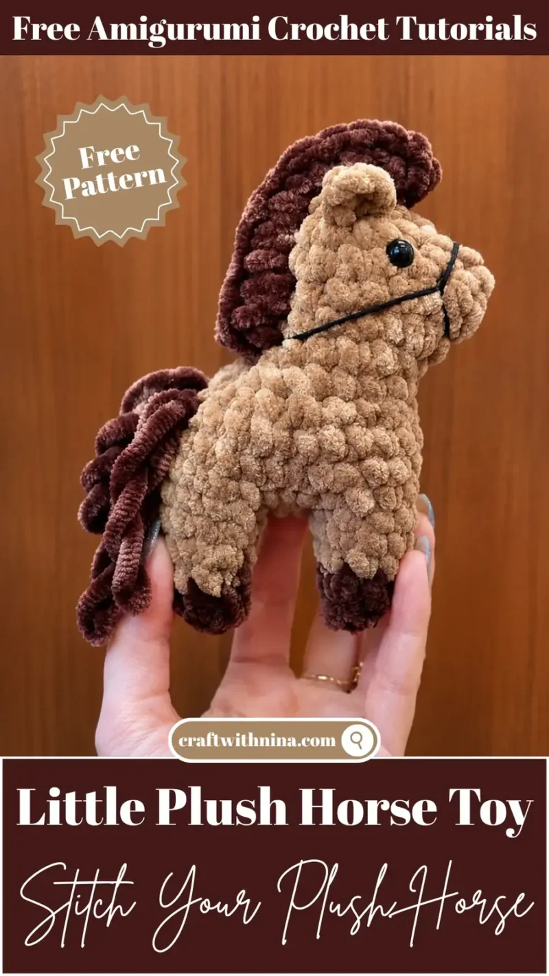 Little plush horse amigurumi in single crochet — photo 3