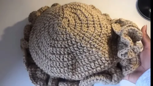 A simple ruffled brim hat pattern for summer wear — photo 2