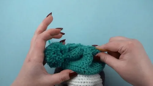 A three-round mini hat for tiny amigurumi heads — photo 3