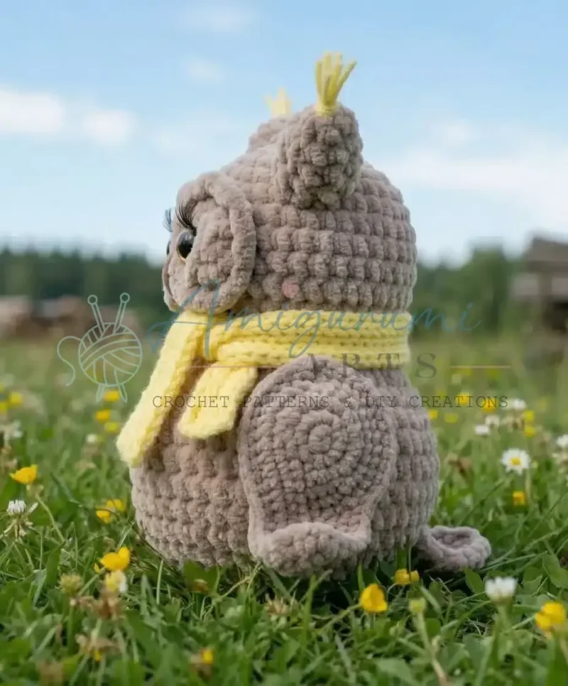Amigurumi owl crochet pattern with horns and wings — photo 3