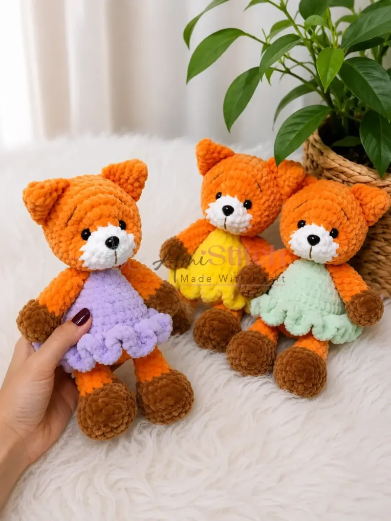 Baby fox amigurumi pattern for confident beginners — photo 3