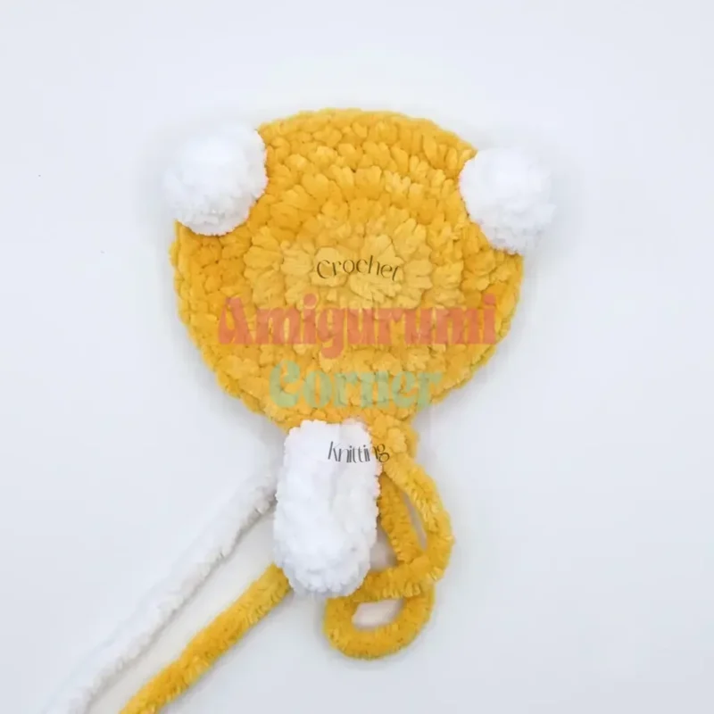 Crochet a big-eyed kitten amigurumi with safety eyes — photo 3