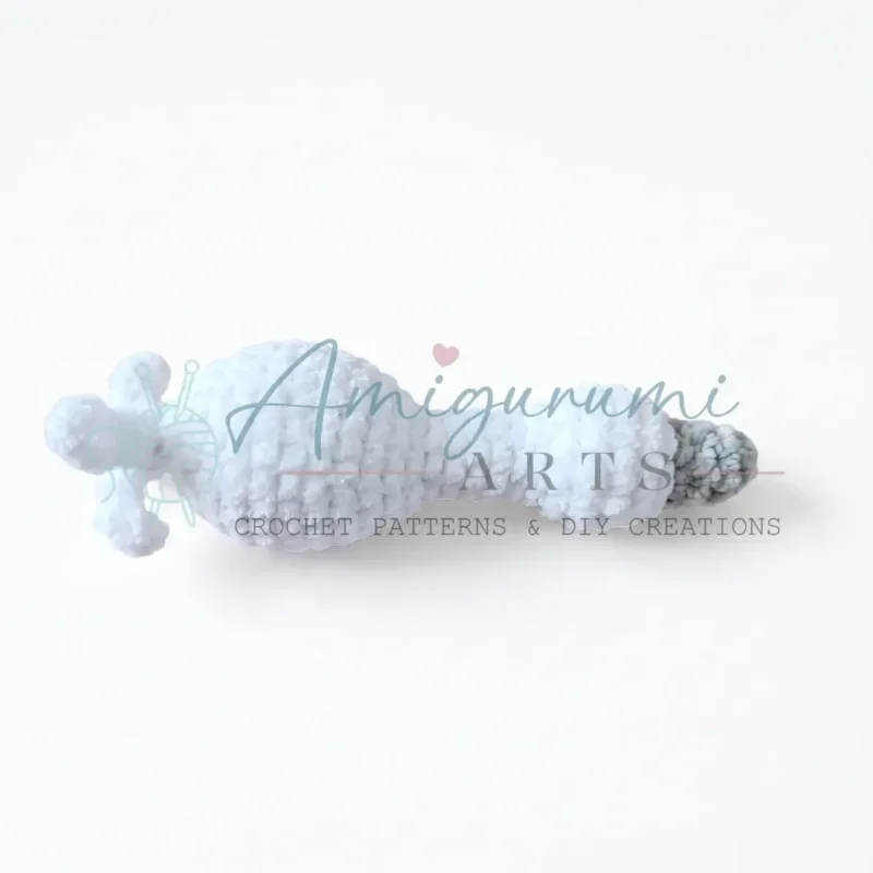 Crane amigurumi pattern in single crochet — photo 2