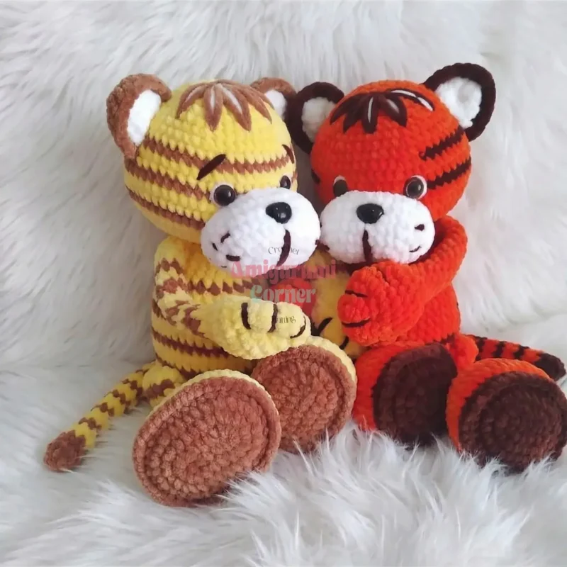 How to crochet a plush tiger amigurumi — photo 4