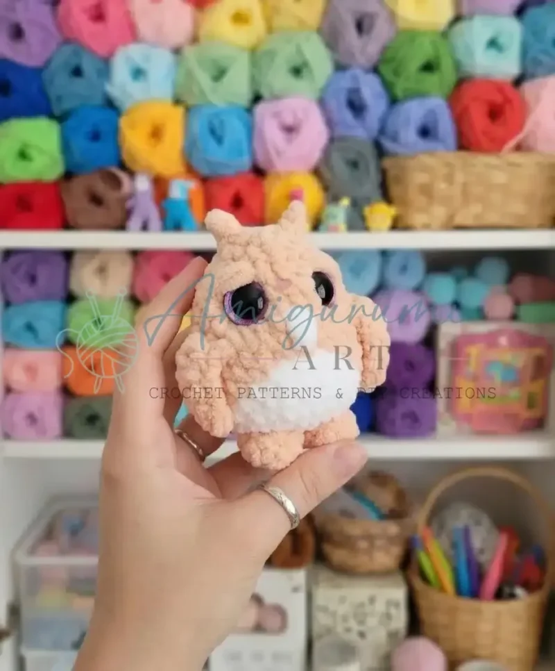 Mini amigurumi owl pattern for confident beginners — photo 2