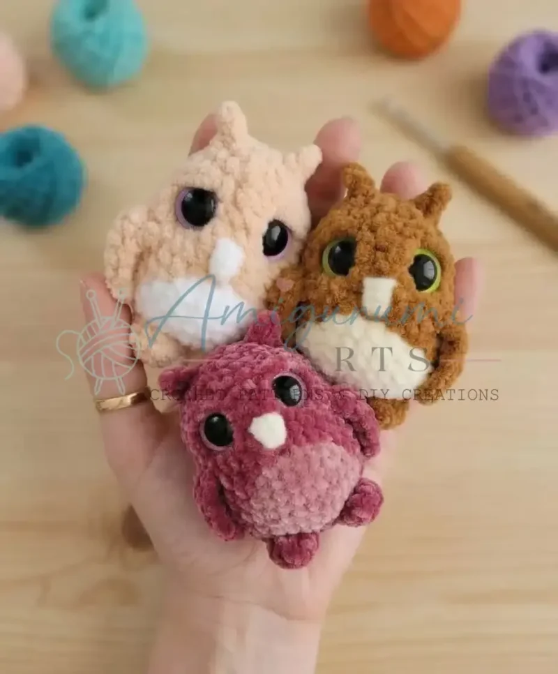 Mini amigurumi owl pattern for confident beginners — photo 3
