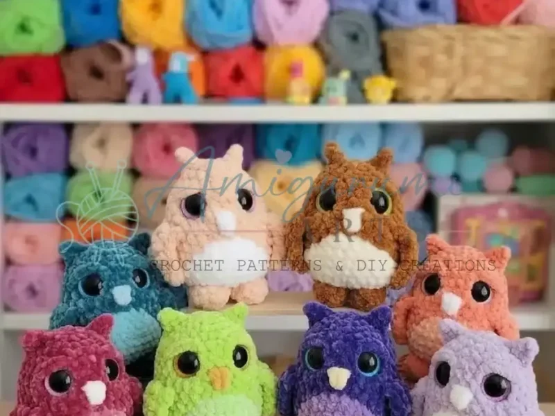 Mini amigurumi owl pattern for confident beginners