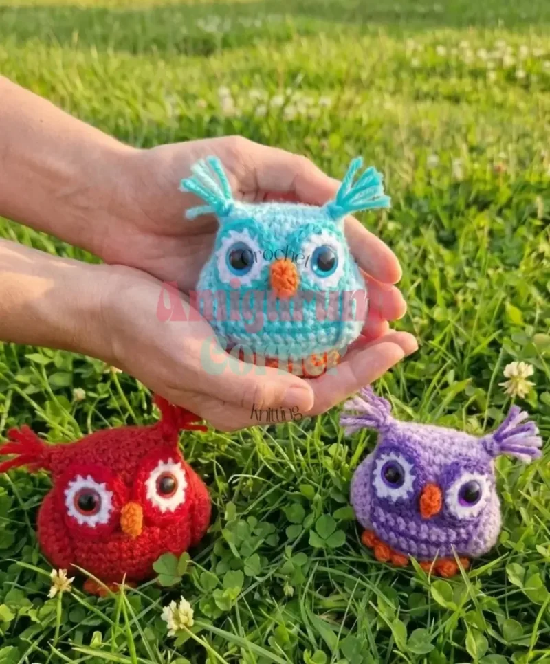 A beginner's guide to crochet nesting rainbow owls — photo 2
