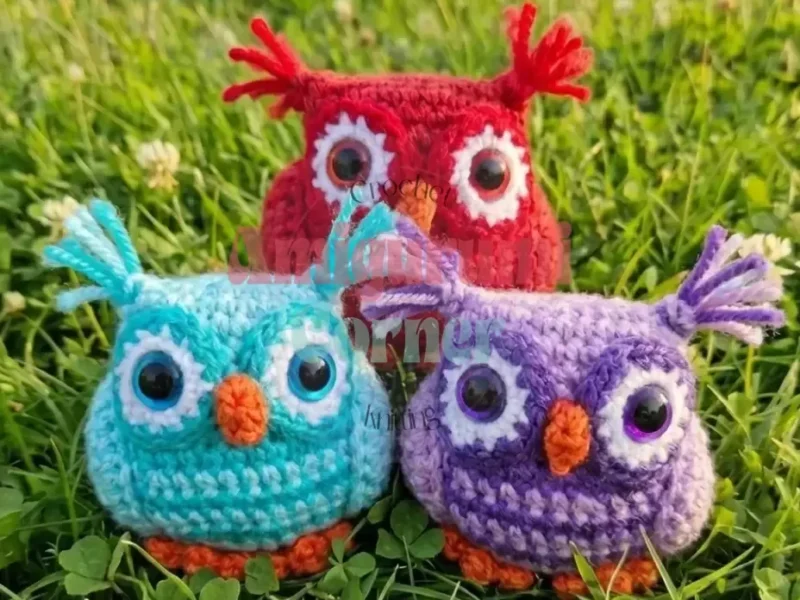A beginner's guide to crochet nesting rainbow owls