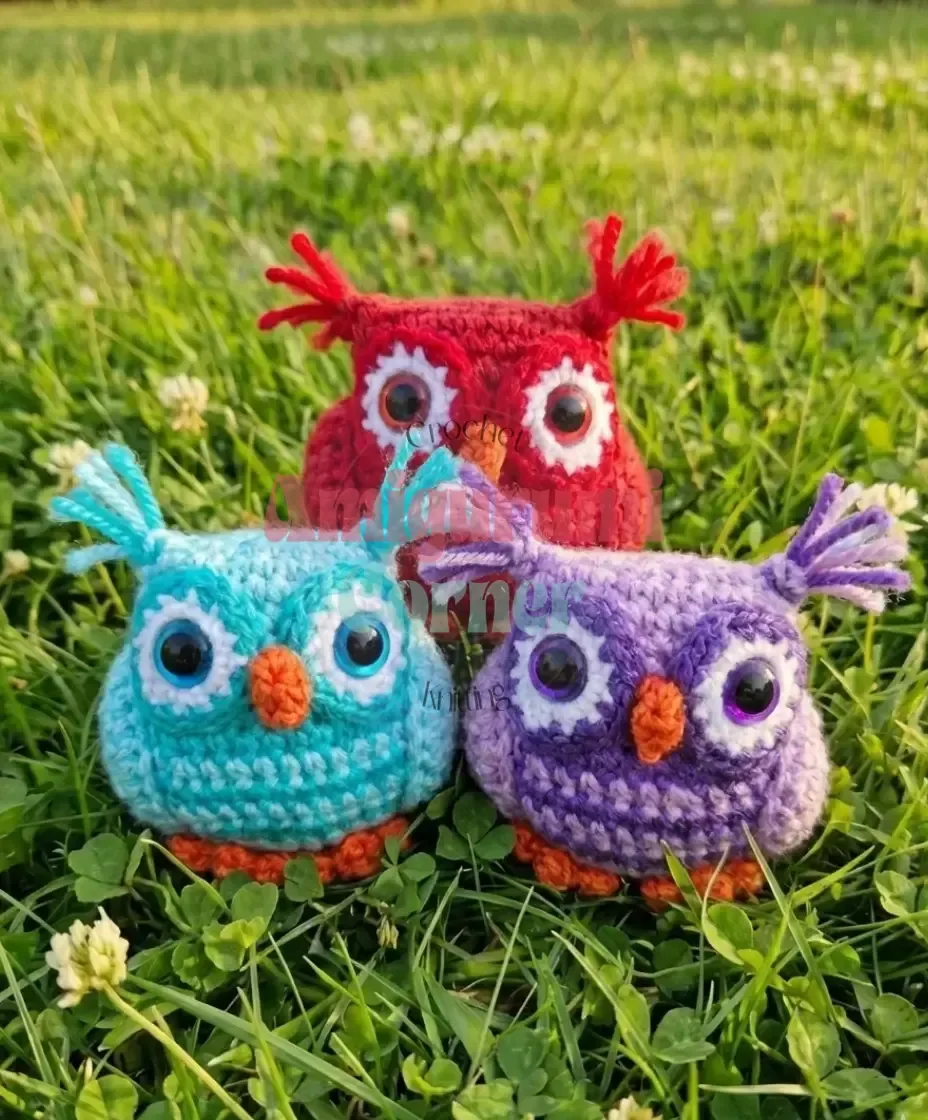 A beginner's guide to crochet nesting rainbow owls