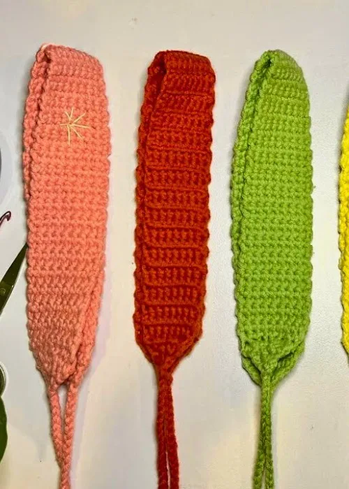 Simple Single Crochet Headband Pattern In Multiple Colours — photo 4